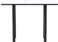 Pluto Rectangular Bar Table - Black Frame